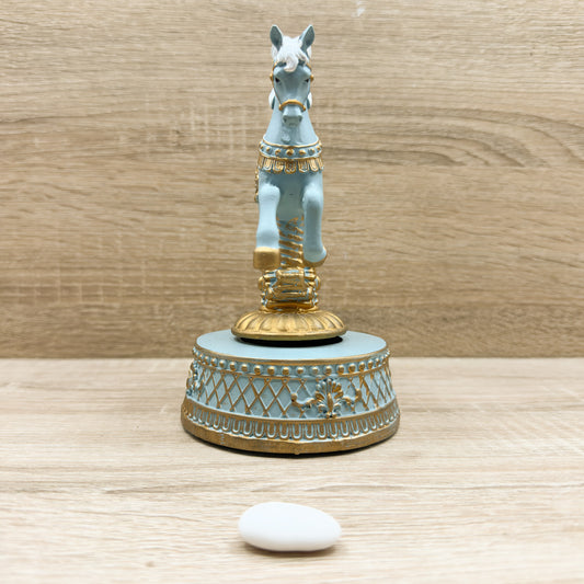 Carillon Cavallo Azzurro Mandorle by Paben