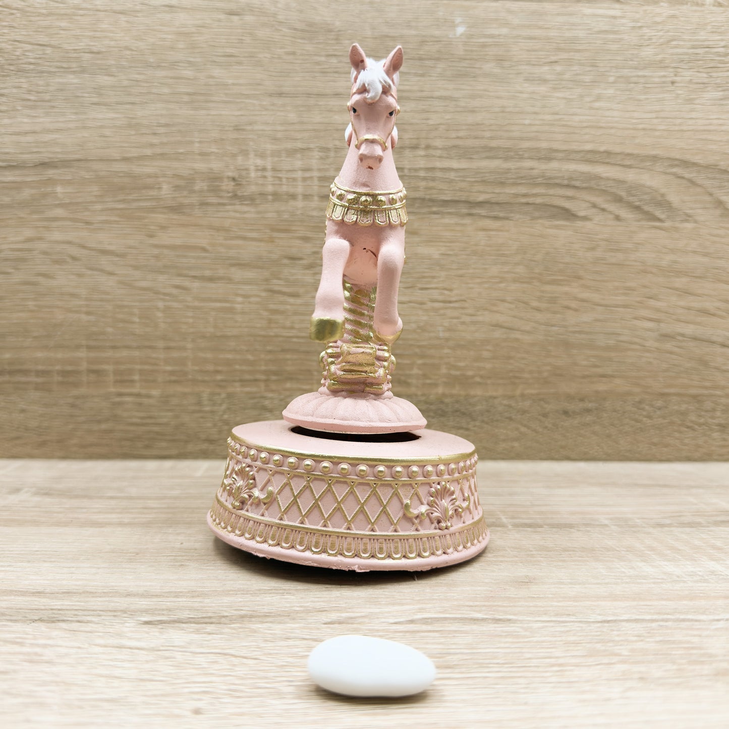 Carillon Cavallo Rosa Mandorle by Paben
