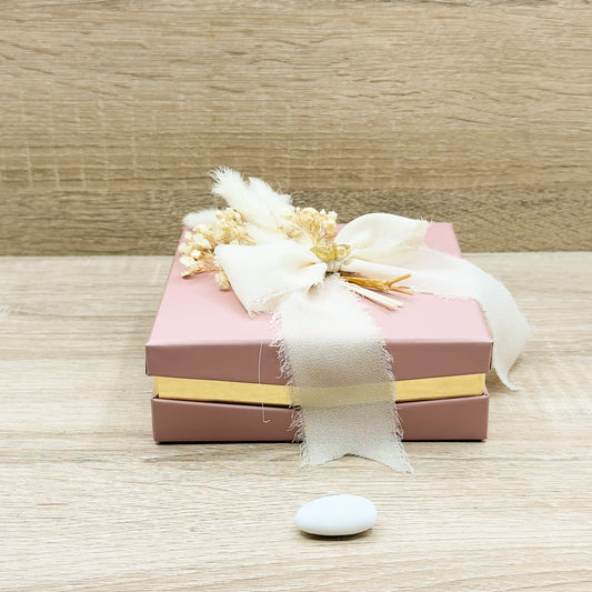 Scatolina Con Confetti, Profumino E Fiori Orchidea Bomboniere