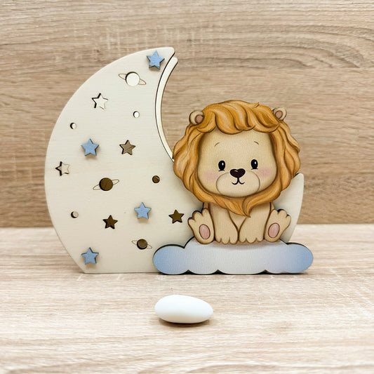 Lampada Luna con Leoncino Artèka