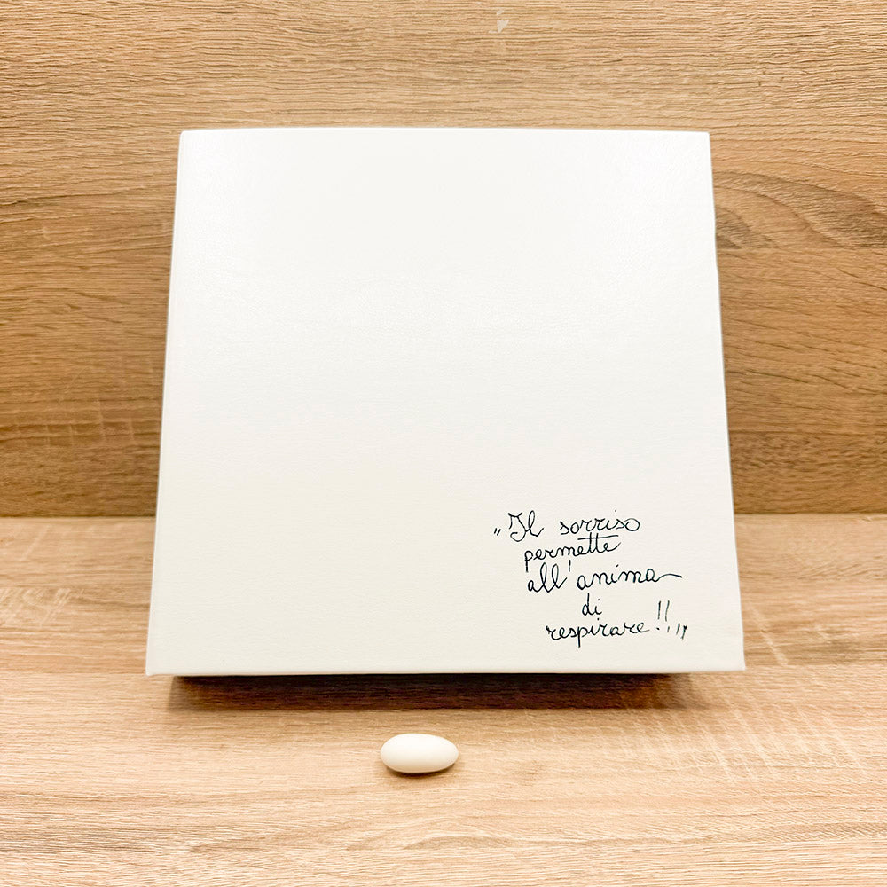 Blocco Note Arancio e Matita con Ciondolo Albero della Vita Tabor