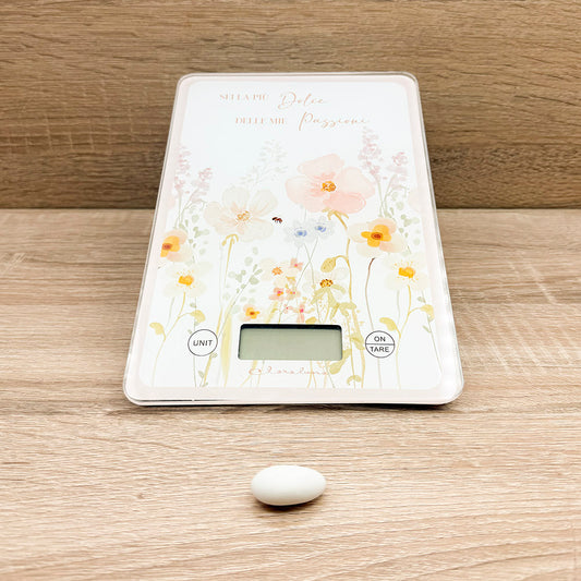 Bilancia Decoro Floreale Rosa Claraluna