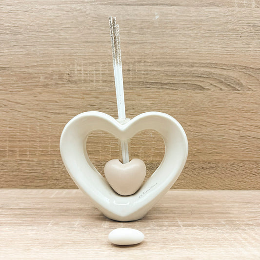 Profumatore Doppio Cuore Tortora Claraluna