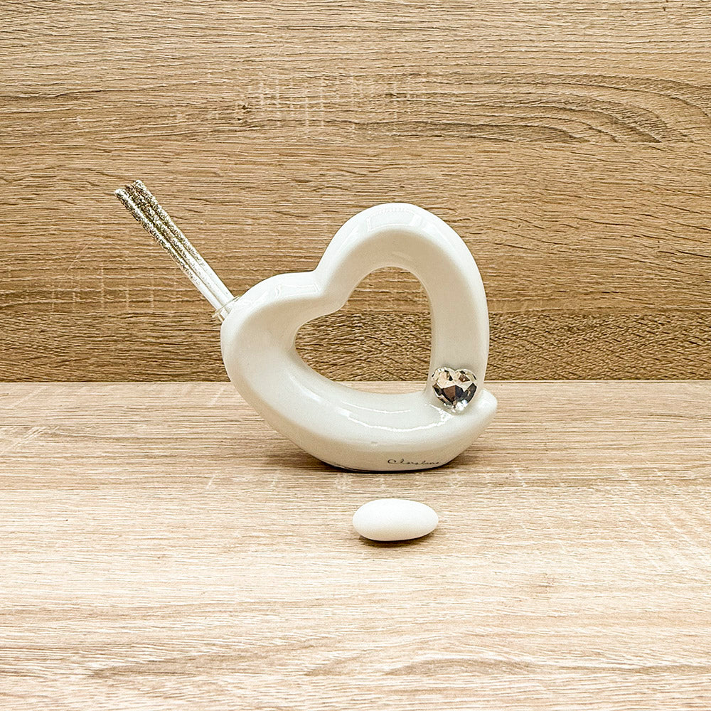 Profumatore Cuore Argento Claraluna