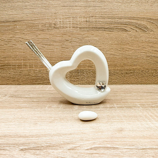 Profumatore Cuore Argento Claraluna