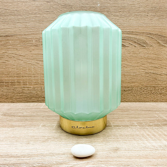 Lampada Piccola Plissettata Azzurra Claraluna