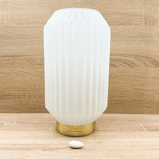 Lampada Plissettata Bianca Claraluna