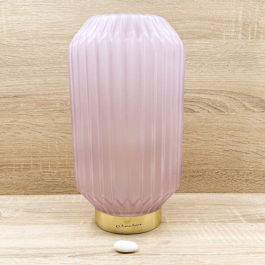 Lampada Plissettata Rosa Claraluna