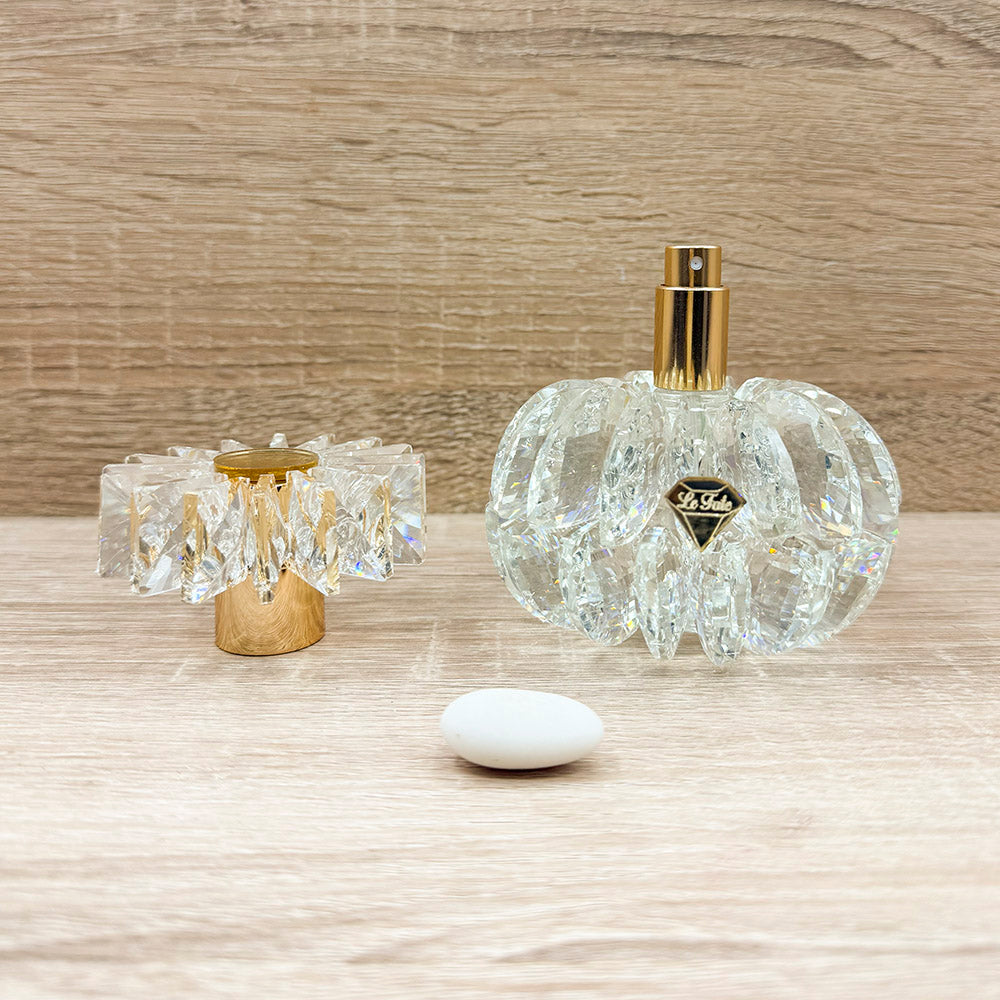 Profumatore Tondo in Cristallo Orchidea Bomboniere