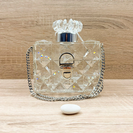 Borsetta Profumatore Elettrico in Cristallo Orchidea Bomboniere