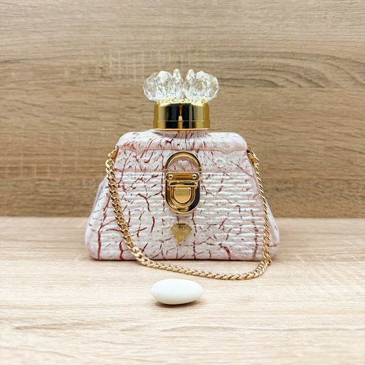 Borsetta Profumatore Elettrico Rosa in Cristallo Orchidea Bomboniere