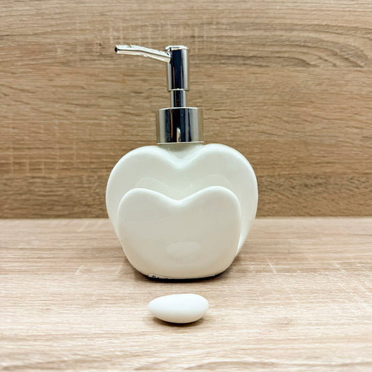 Dispenser Sapone Bianco con Spugna Claraluna