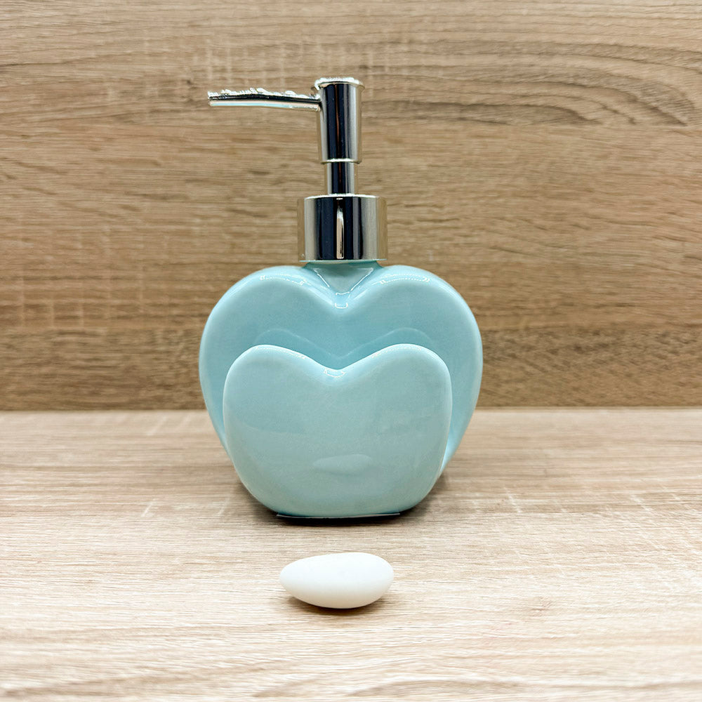 Dispenser Sapone Azzurro con Spugna Claraluna