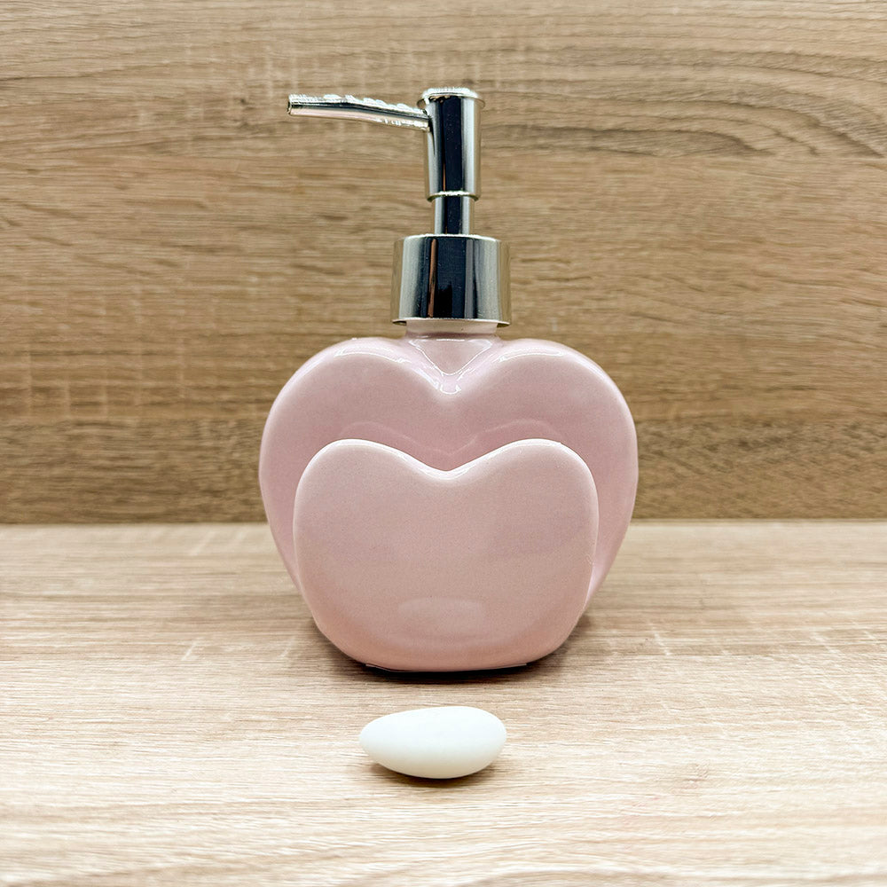 Dispenser Sapone Rosa con Spugna Claraluna