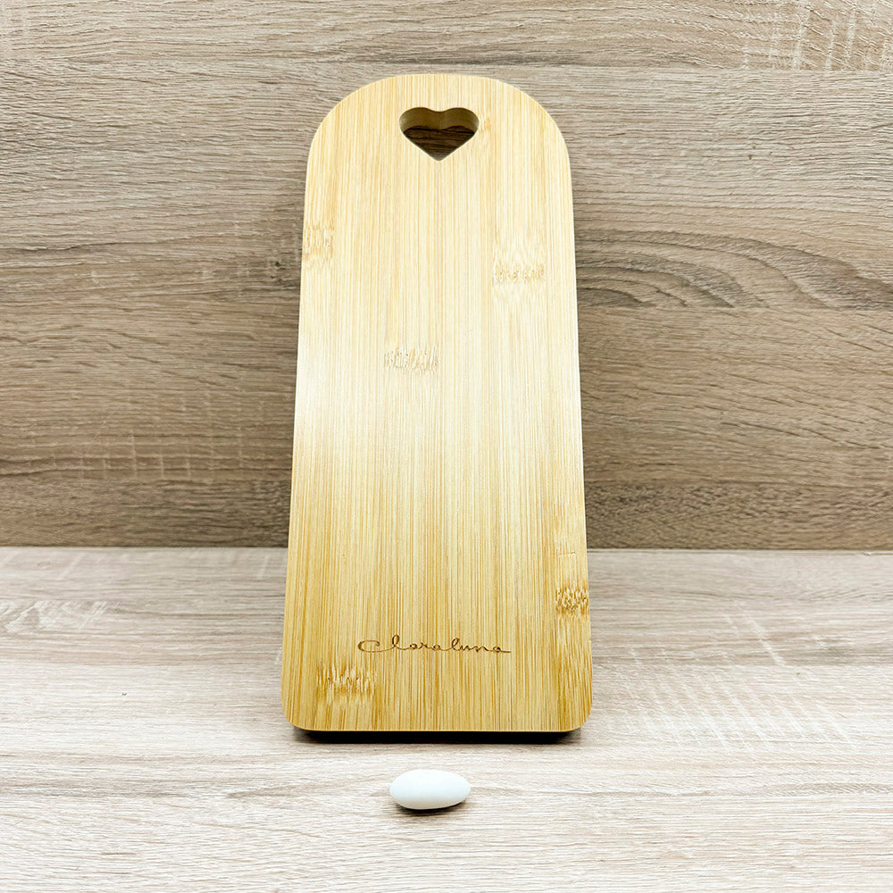 Tagliere Bamboo Grande con Coltellino Claraluna