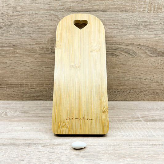 Tagliere Bamboo Grande con Coltellino Claraluna