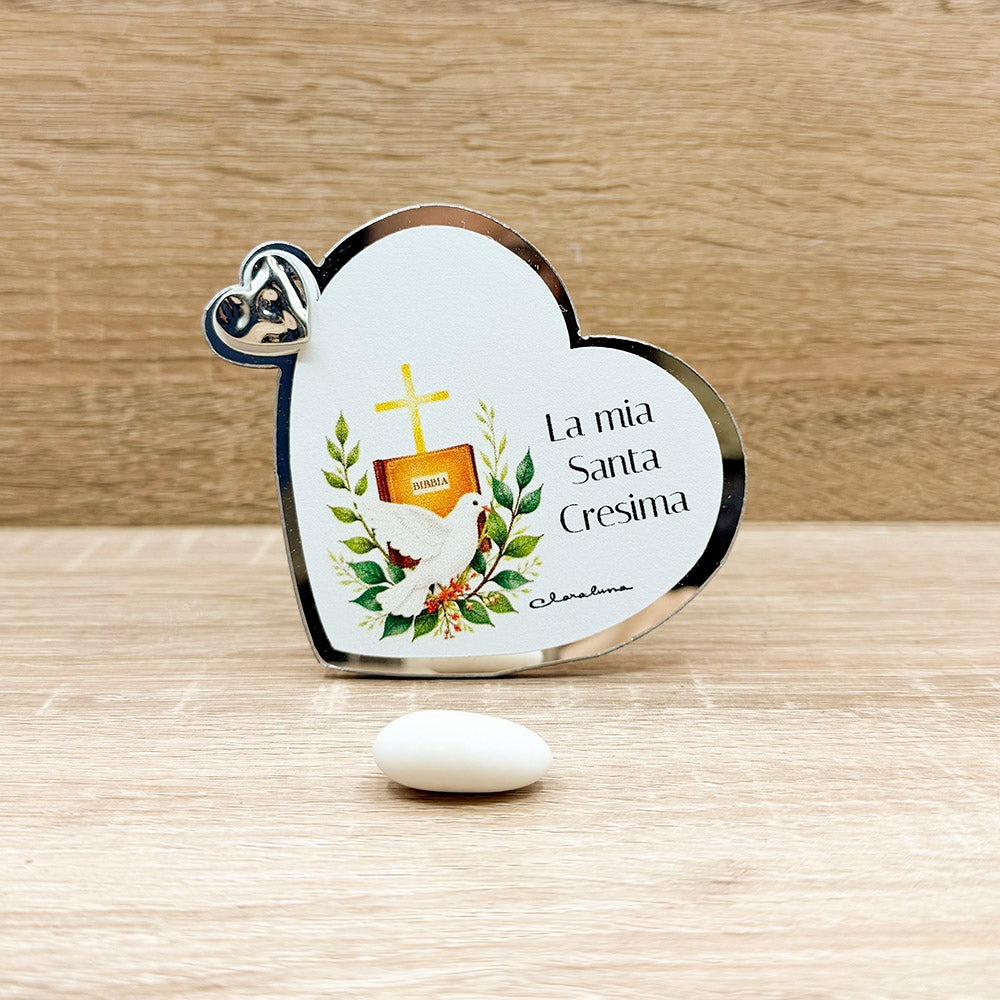 Icona Cuore Cresima Claraluna