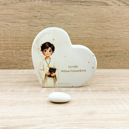 Profumatore Cuore Comunione Bimbo Claraluna
