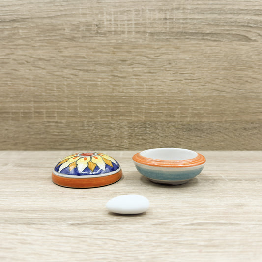 Scatolina portagioie Decoro Vietrese Il Borgo di Vietri