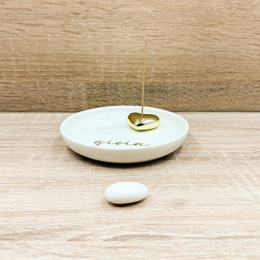 Piattino Porta Incenso "Gioia" Claraluna