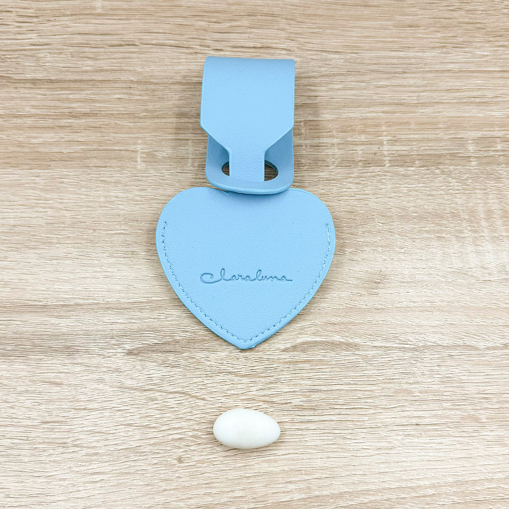 Tag per Valigia Cuore Azzurro Claraluna