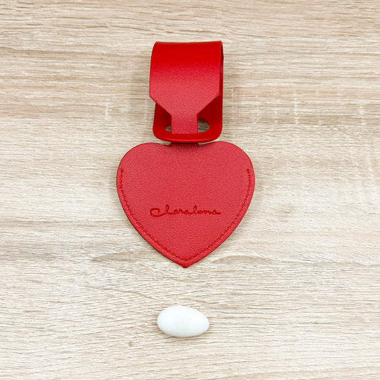Tag per Valigia Cuore Rosso Claraluna