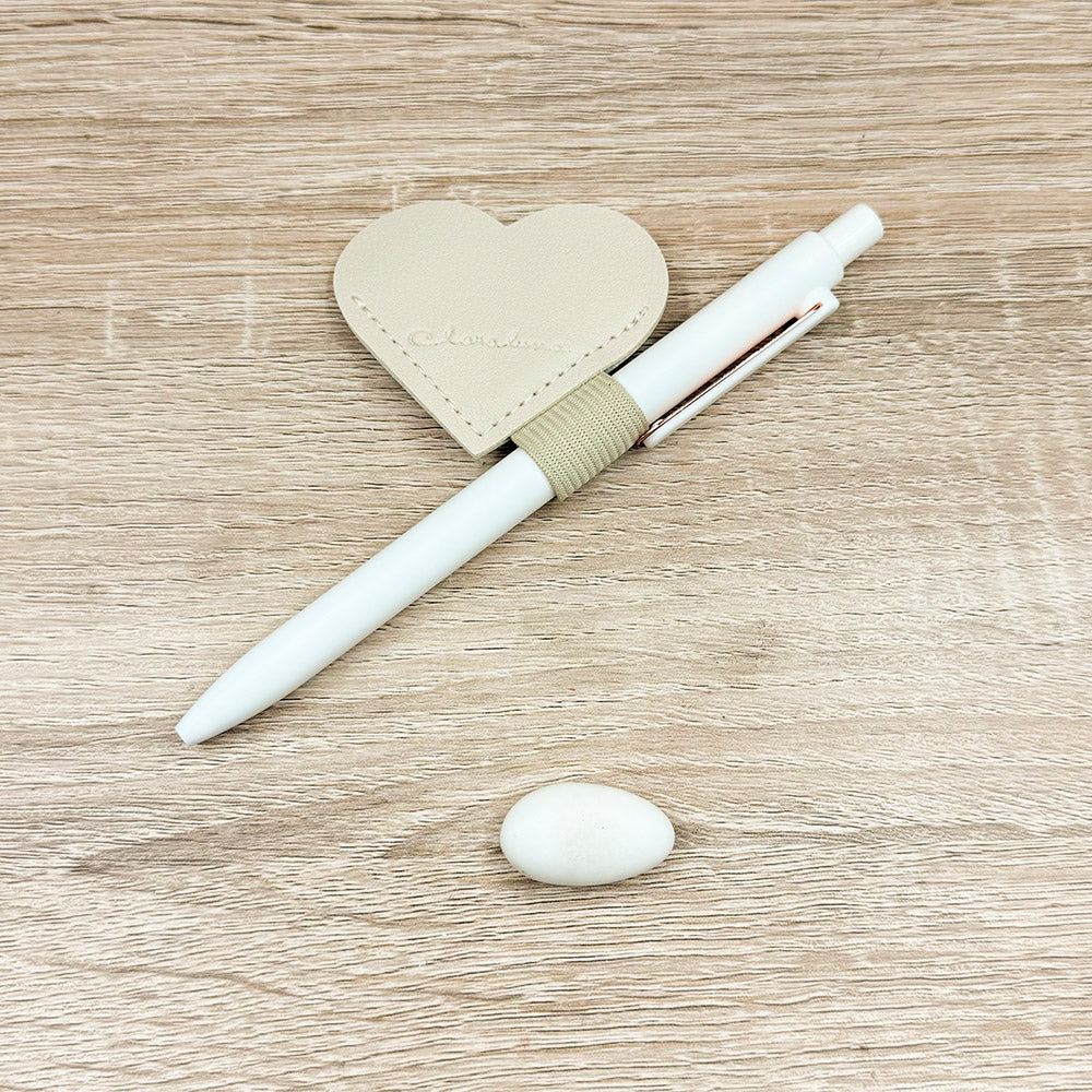 Segnalibro Cuore Tortora con Penna Claraluna