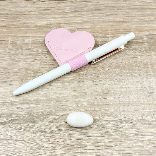 Segnalibro Cuore Rosa con Penna Claraluna