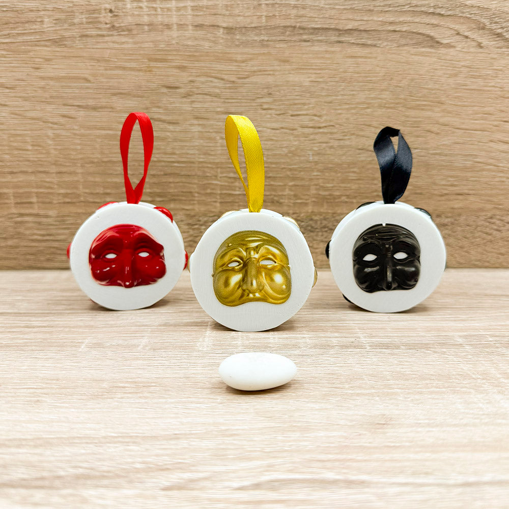 Tamburello Pulcinella Orchidea Bomboniere