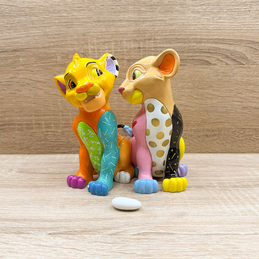 Statuetta Di Simba E Nala Disney Britto