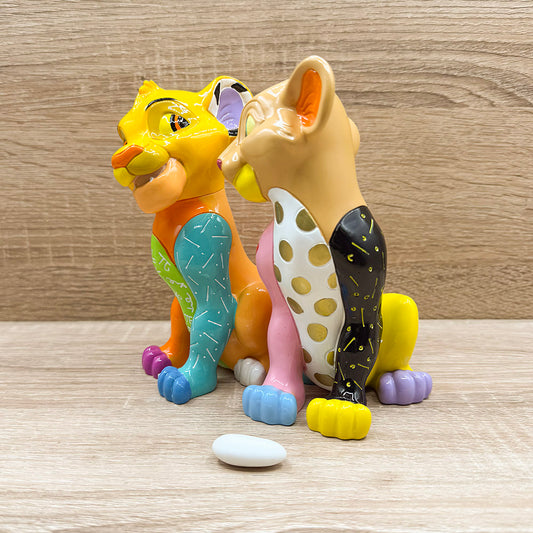 Statuetta Di Simba E Nala Disney Britto