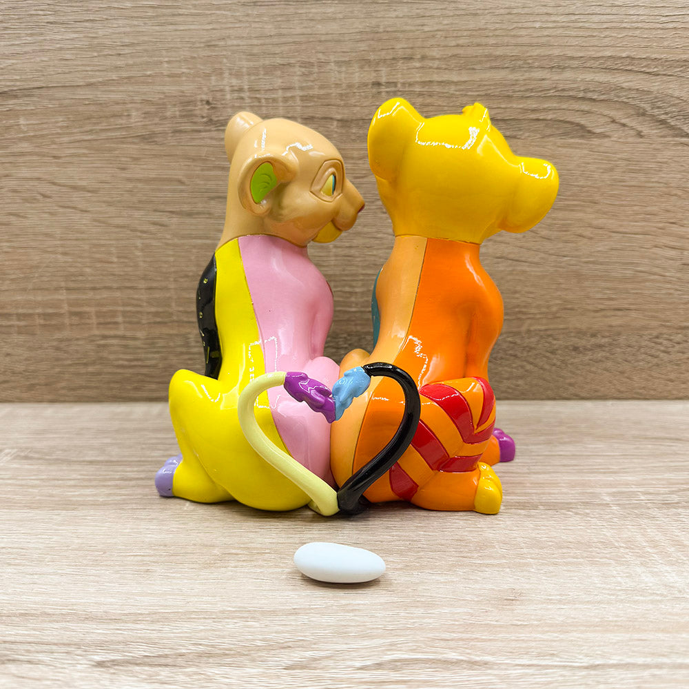 Statuetta Di Simba E Nala Disney Britto