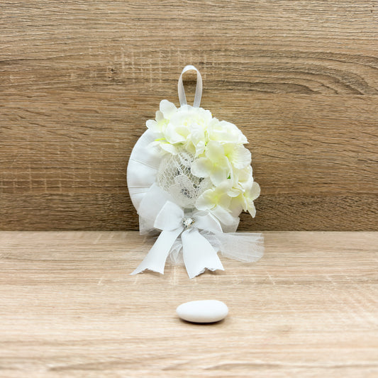 Cappellino Con Led Bianco Orchidea Bomboniere