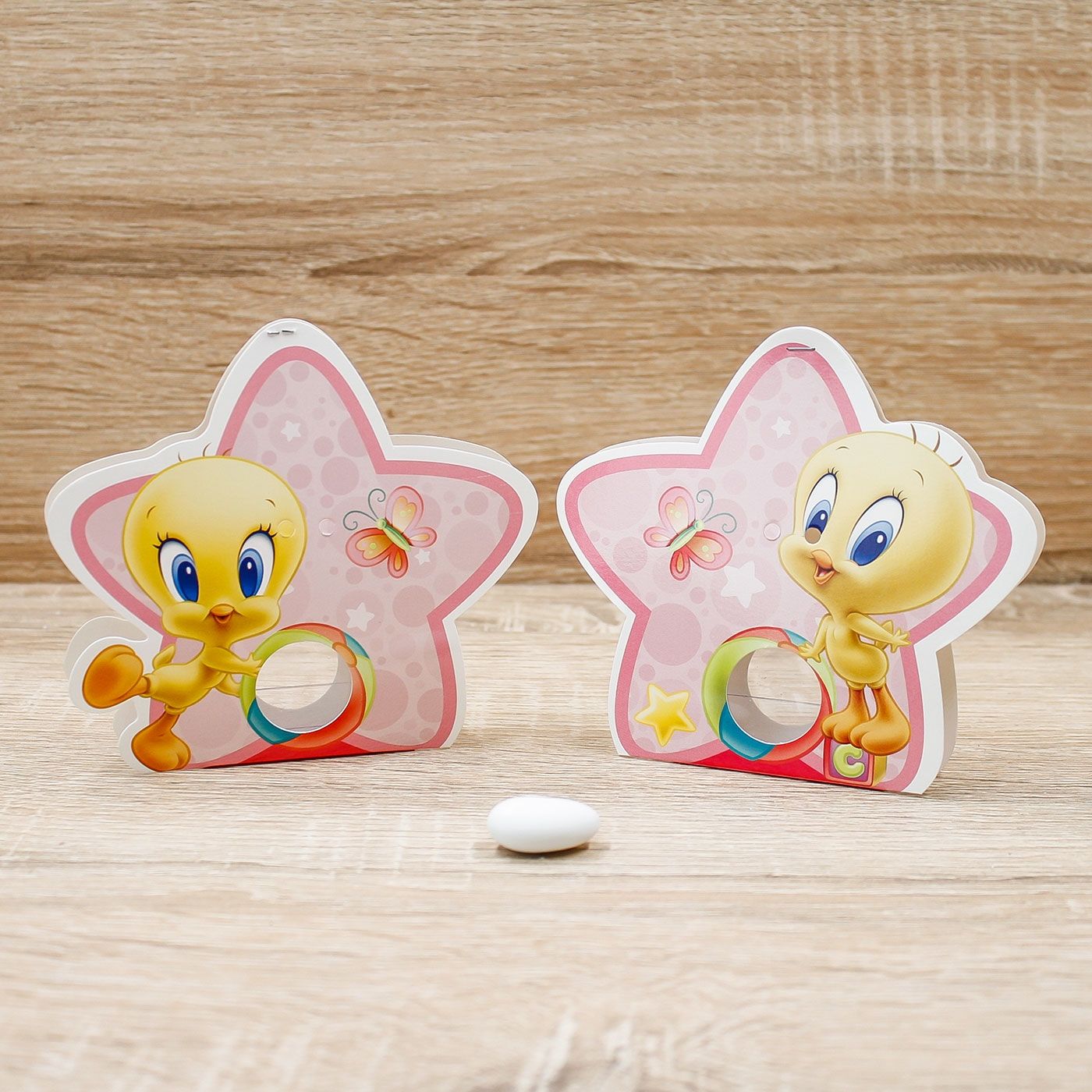 Portaconfetti Stella Titti Rosa Looney Tunes