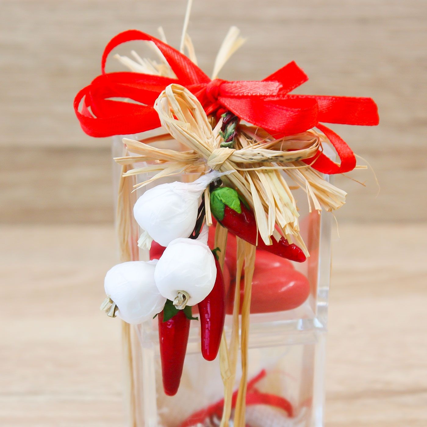 Doppio Cubo Rosso con Peperoncino Linea Fortuna