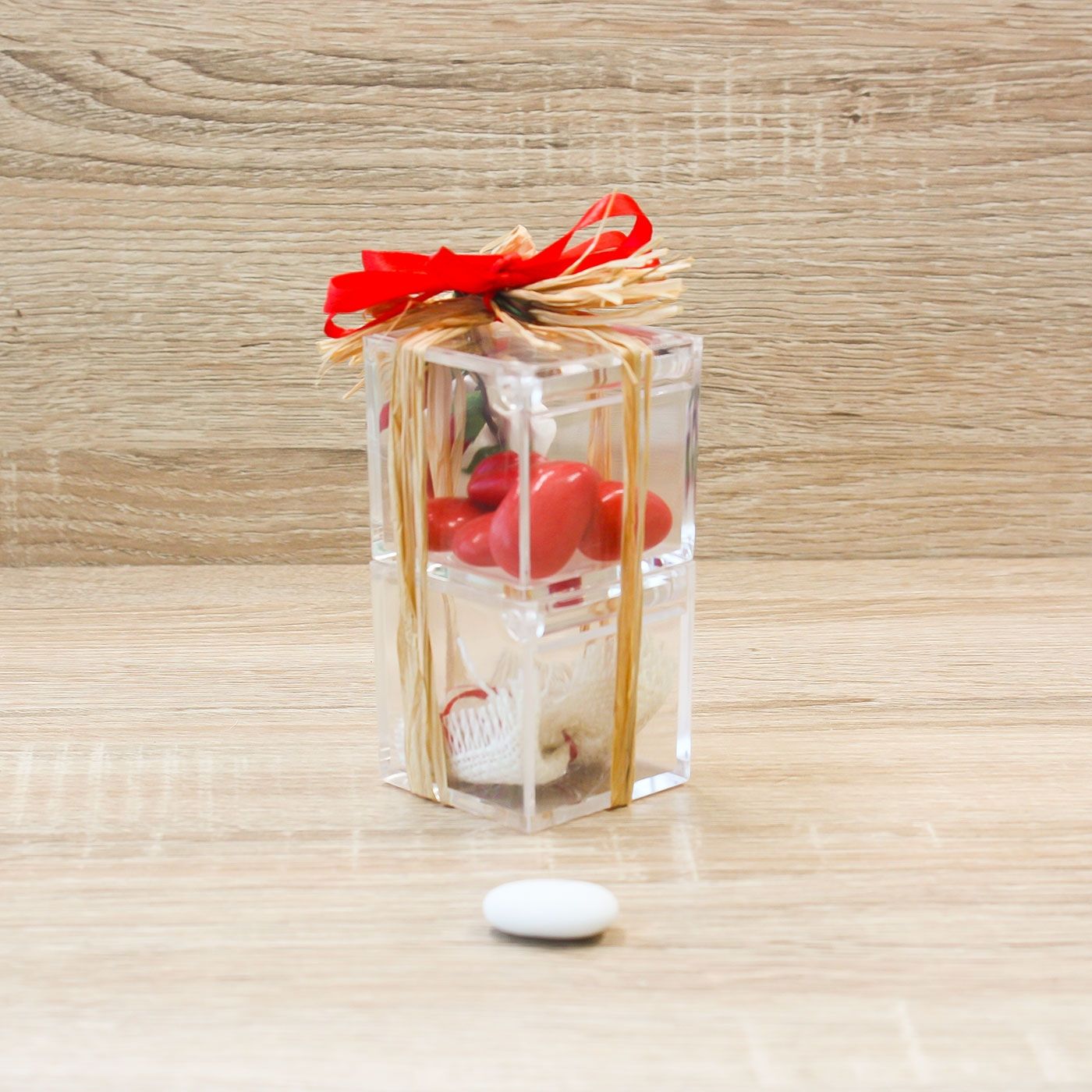 Doppio Cubo Rosso con Peperoncino Linea Fortuna