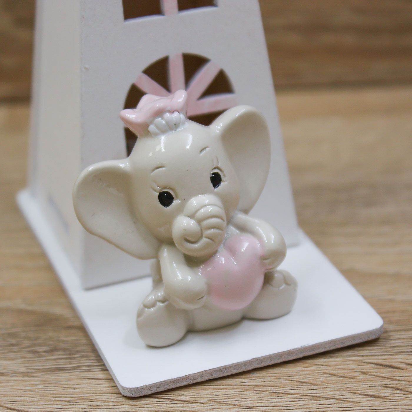 Mulino Led con Elefante Rosa