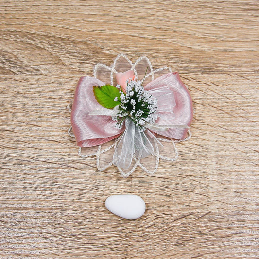 Segnaposto Rosa Antico con Fiorellino