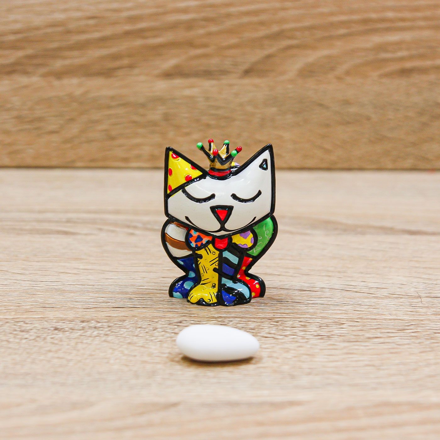 Gatto con Corona Romero Britto