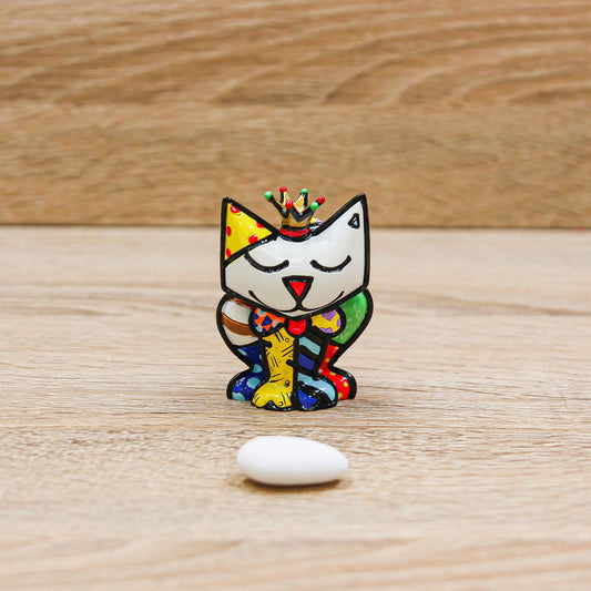 Gatto con Corona Romero Britto