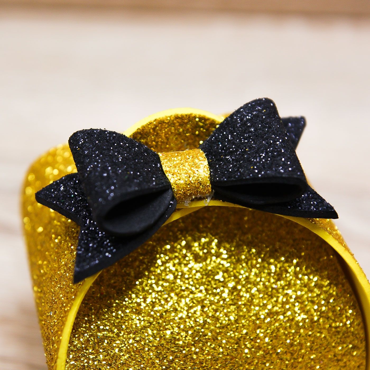 Portaconfetti Piccolo Glitter Oro