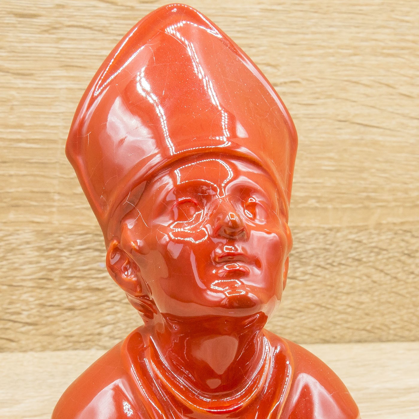 Scultura Busto di San Gennaro Rosso Macrì