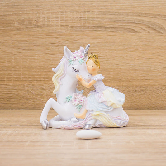 Principessa con Unicorno Mandorle by Paben