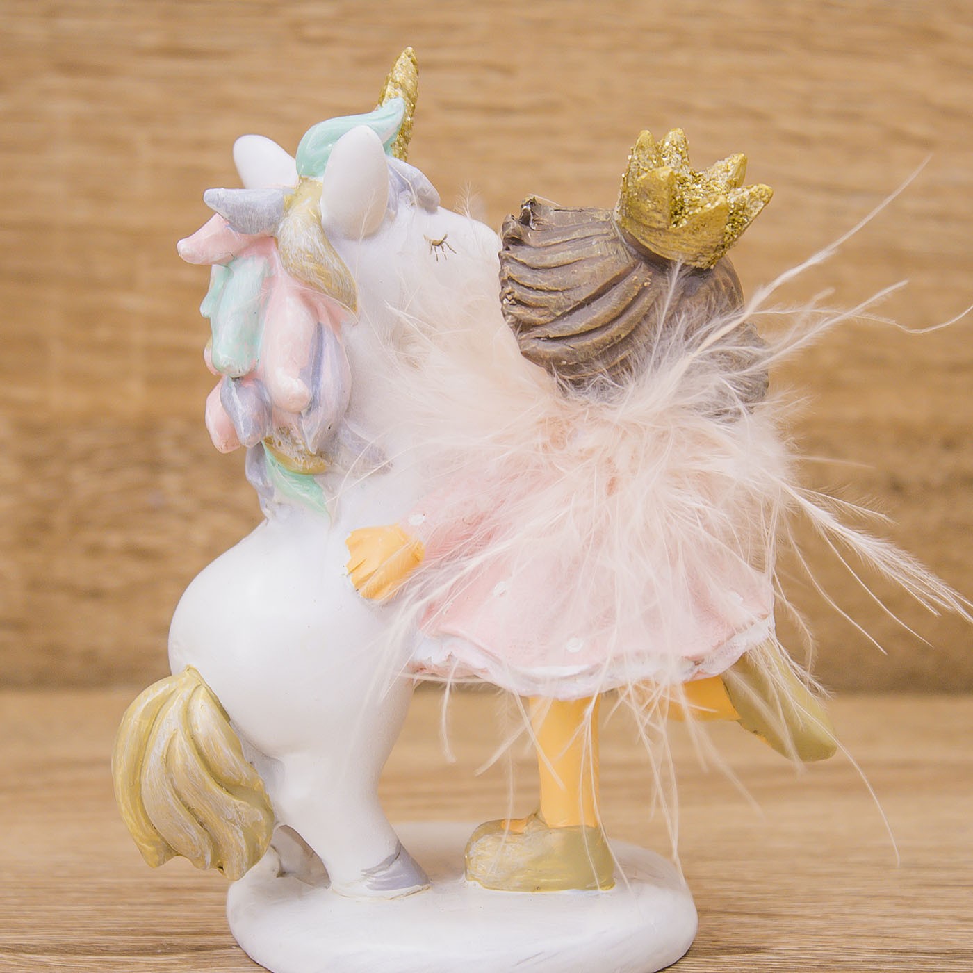 Bimba Principessa Piccola con Unicorno Mandorle by Paben