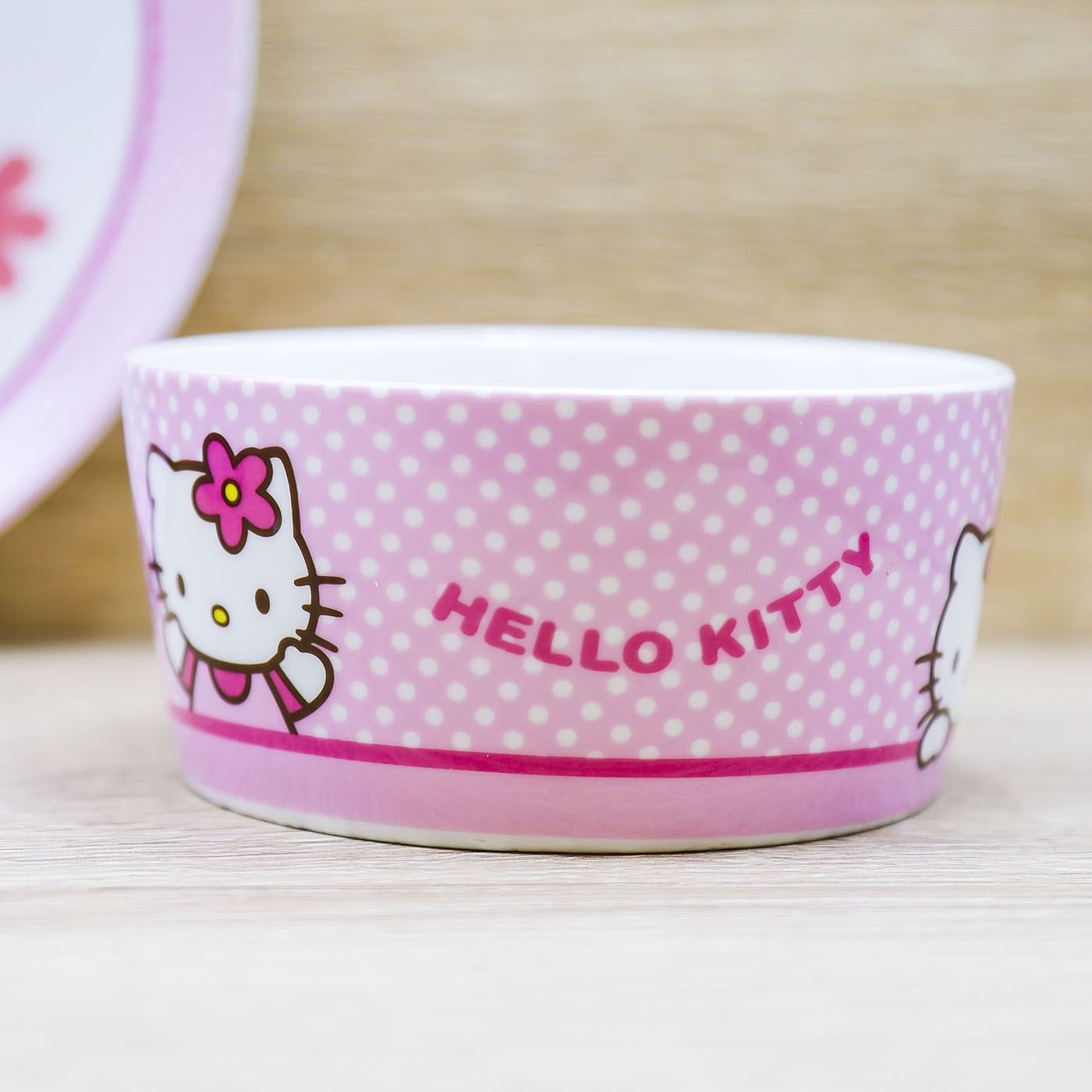 Set Tazza Piatto Ciotola Hello Kitty