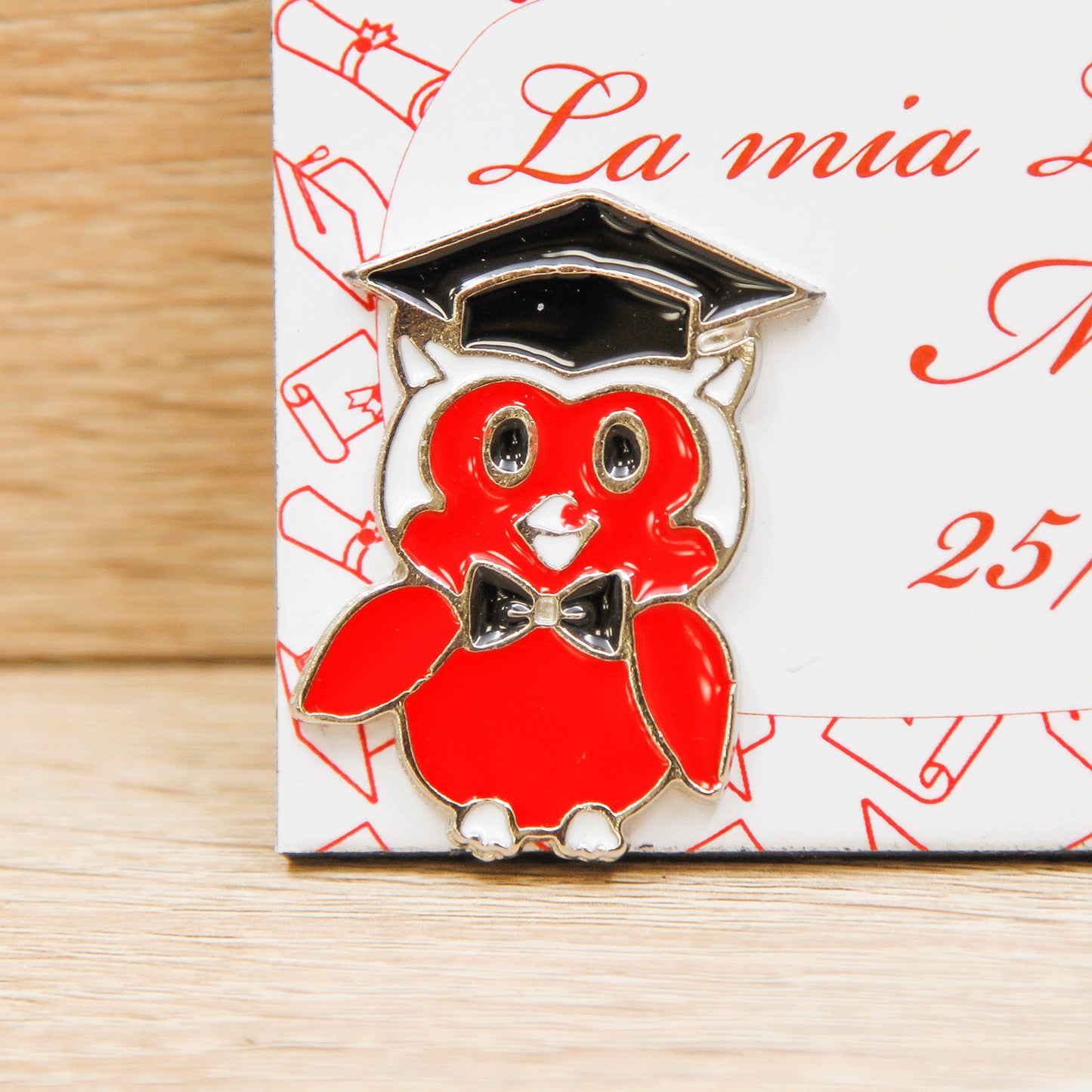 Magnete Personalizzato Laurea Gufetto